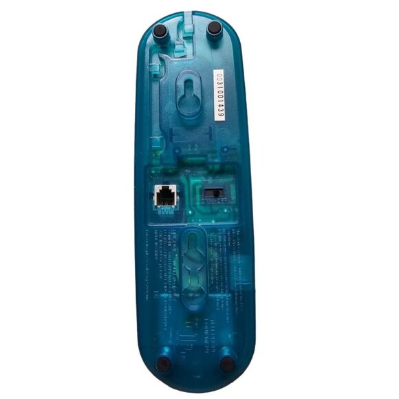 American Girl Chitchat Jelly Phone Clear Blue Landline HTF RARE Original Box - Picture 9 of 16